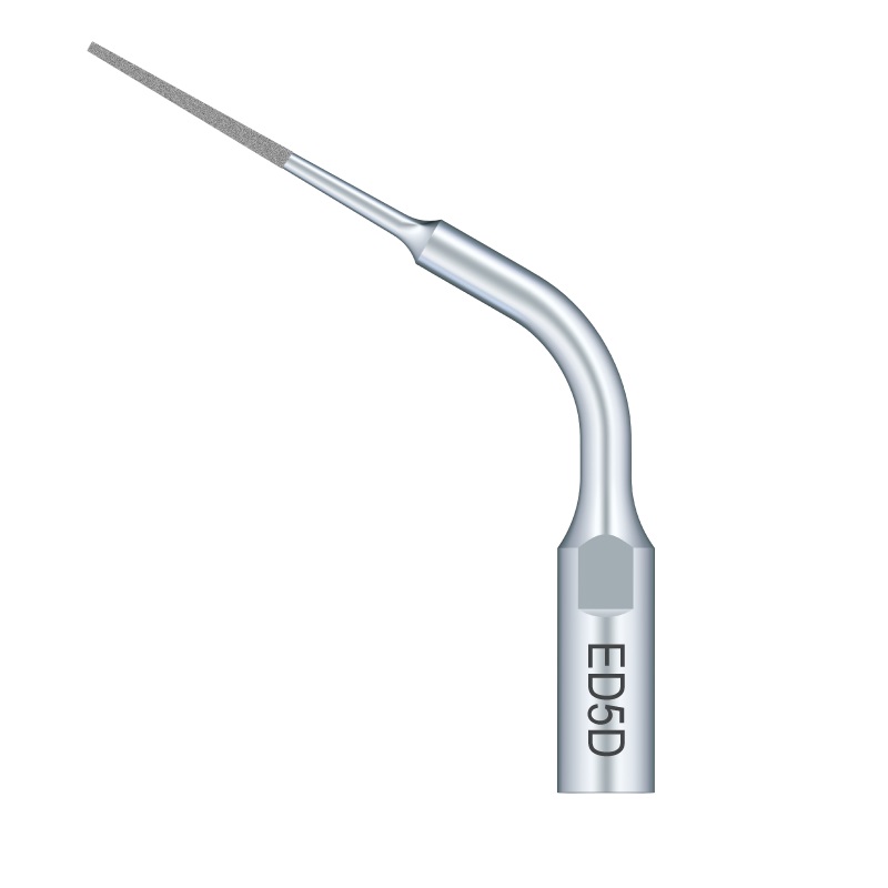 Punta ultrasonidos Woodpecker ED5D compatible Satelec endo diamantada.
