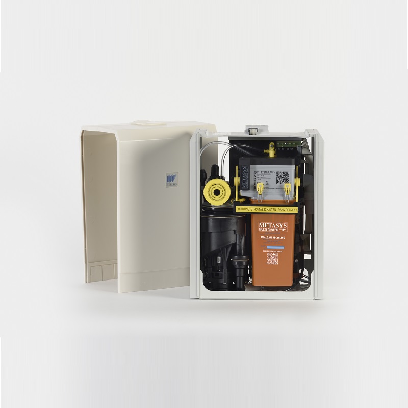 Centrifugadora amalgama Metasys MST 1 externo.