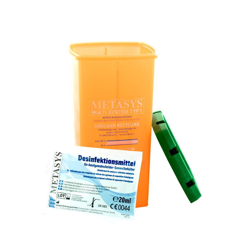 Contenedor reemplazo separador de amalgama Metasys MST 1