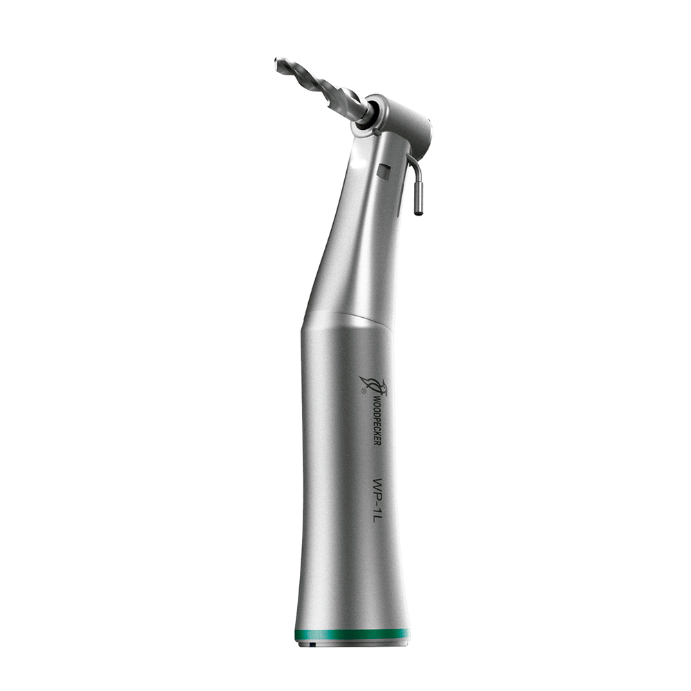 Contra ángulo 20:1 LED Woodpecker IMPLANTER LED (WP-1L) para implantes dentales.