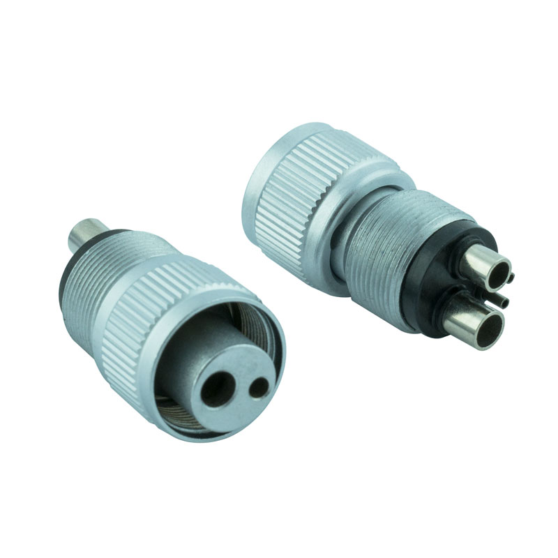 Adaptador Midwest 4 a Borden 2 RUMAR. Conversor dental estándar.