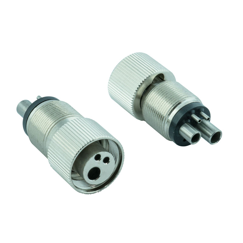Adaptador Midwest 4 a Borden 3 RUMAR. Conexión dental estándar.