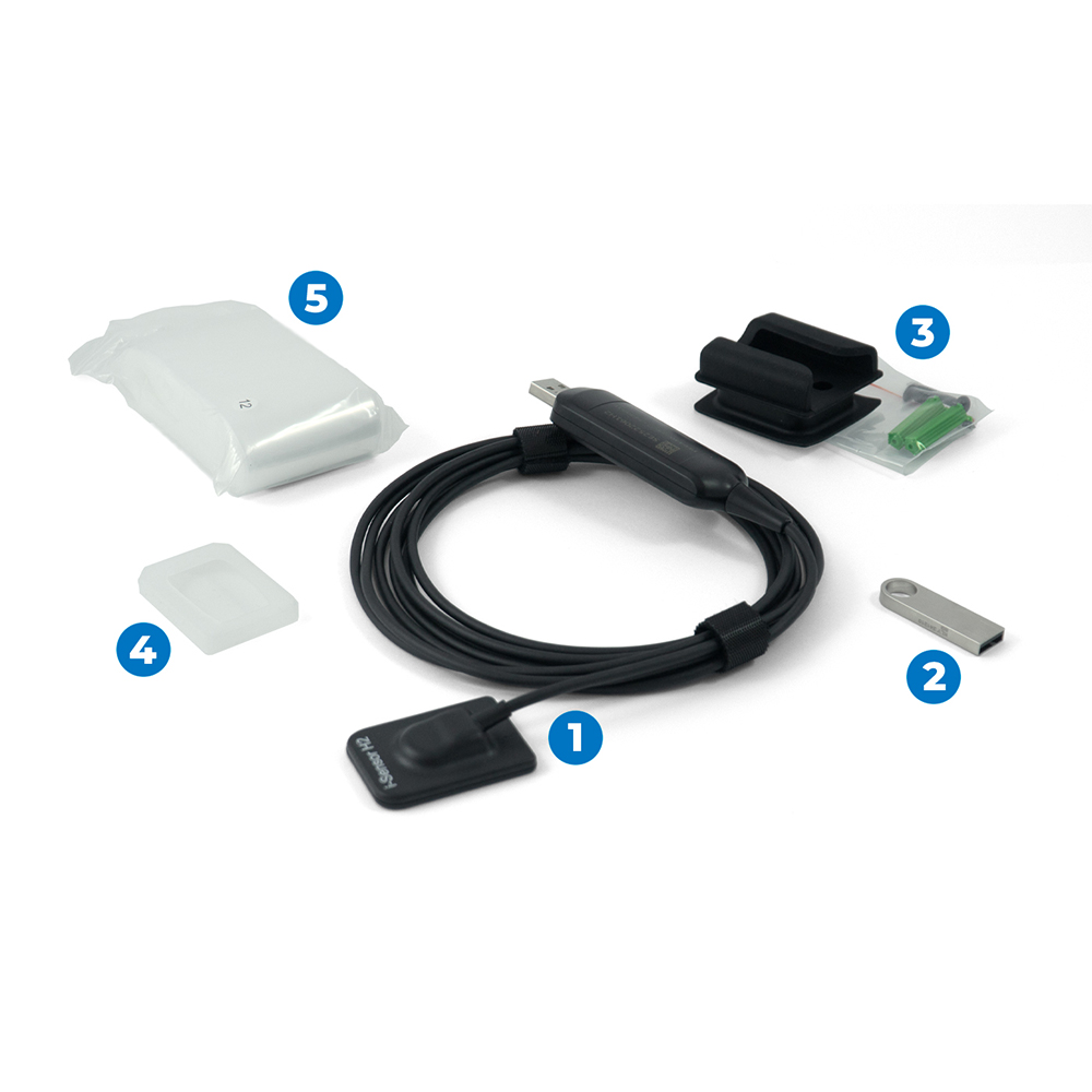 Sensor radiología digital i-Sensor WOODPECKER H2. Captador dental 40x31mm.