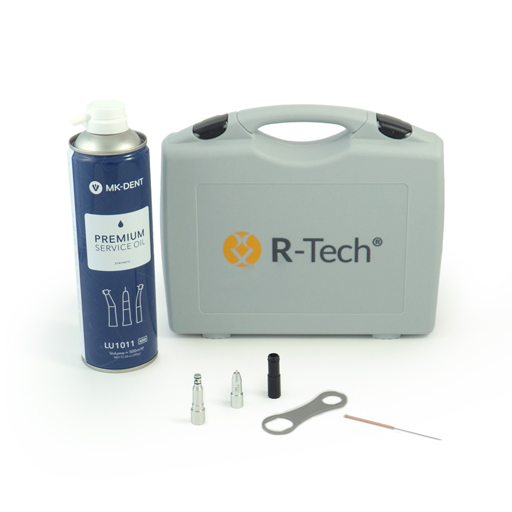 Kit rotatorio Pro T Quick led R-Tech para estudiantes de odontología.