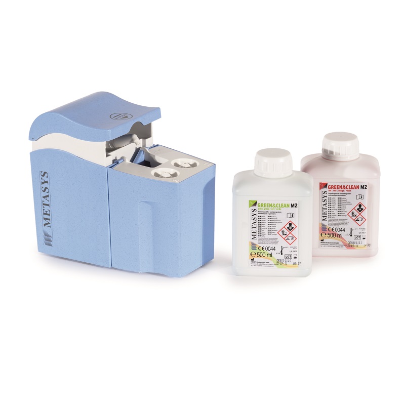 Kit iniciación Green & Clean M2 Metasys: limpieza y desinfección dental.