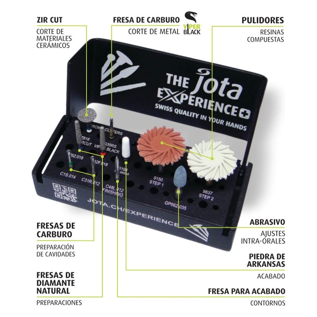 Kit dental THE JOTA EXPERIENCE: limpieza e higiene bucal profesional.