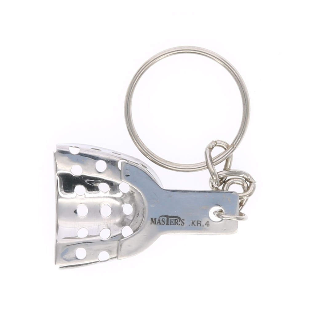 Llavero cubeta impresión dental Master. Regalo odontólogos.