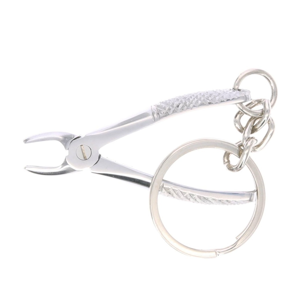 Llavero fórceps dental MASTER. Regalo original odontólogos.