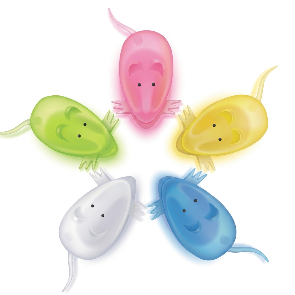 Caja ratón plástico para dientes de leche 100 uds.