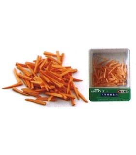 Cuñas madera extra finas NARANJA Master, 100 unidades.