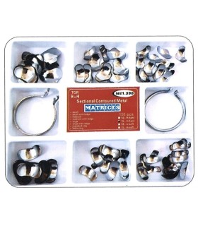 Kit de matrices dentales Master para restauraciones precisas.