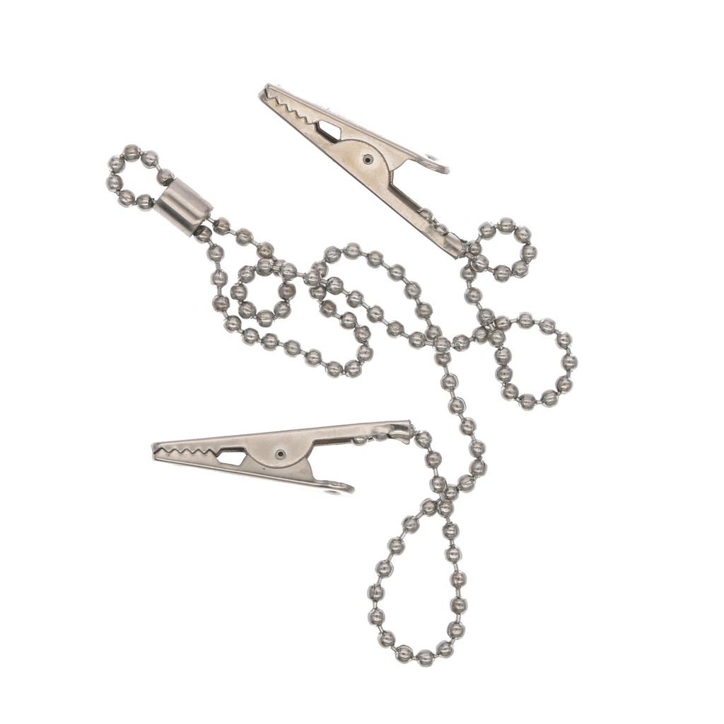 Porta servilletas metálico MASTER con cadena ajustable para odontología.