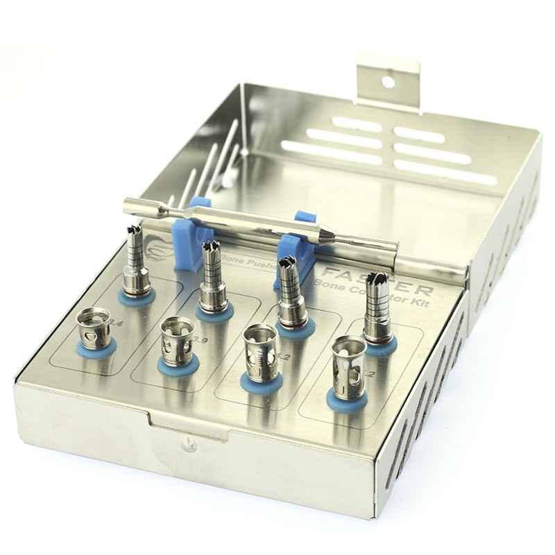 Kit recolección hueso MASTER: 9 trefinas colectoras para injertos.