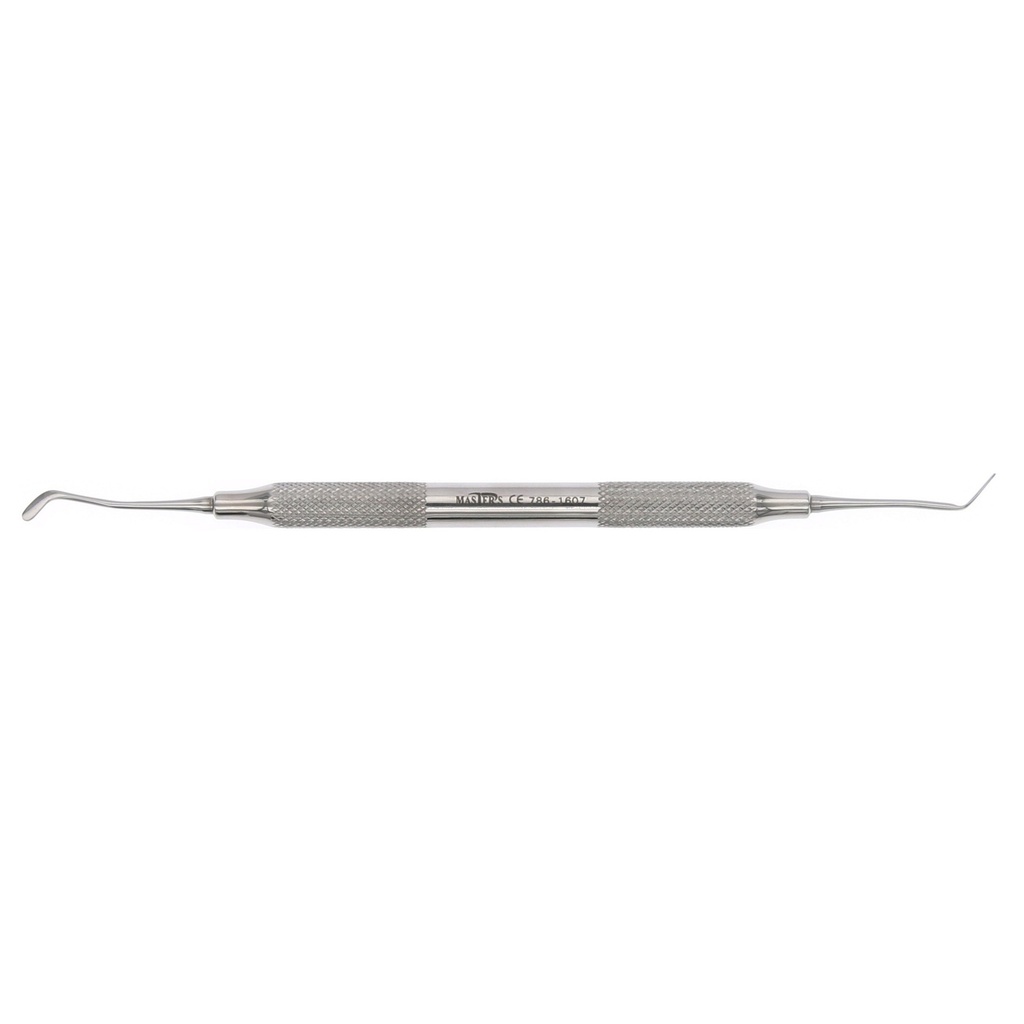 Despegador perióstico doble Master para implantología dental.