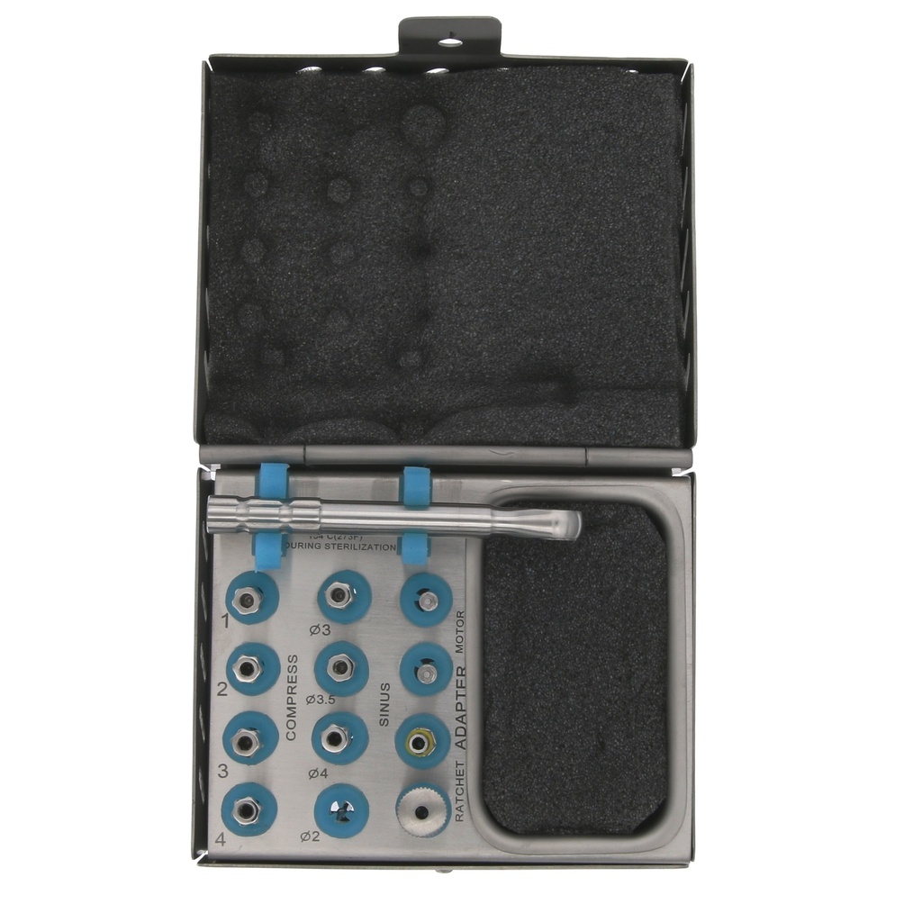 Kit Compresión Ósea 13 pzas MASTER: Implantes dentales, cirugía guiada.