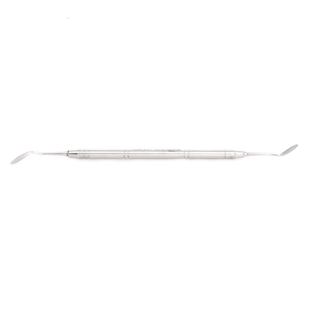 Empacador hilo retractor MASTER, pala serrada para odontología.
