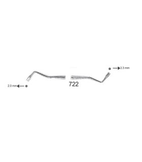 Atacador-Condensador Doble MASTER 2.0mm y 2.3mm para odontología.