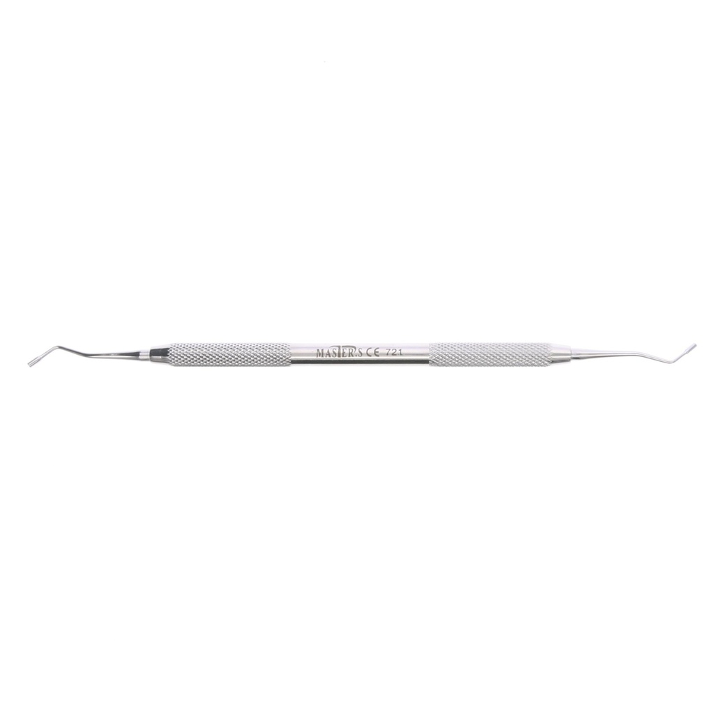 Atacador-Condensador dental Master doble plano liso 1.0/1.5mm