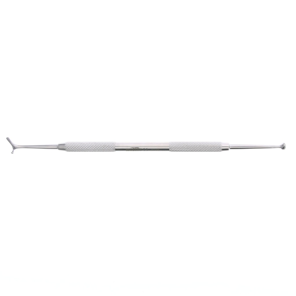 Bruñidor dental doble bola-horqueta MASTER. Instrumento para odontología.