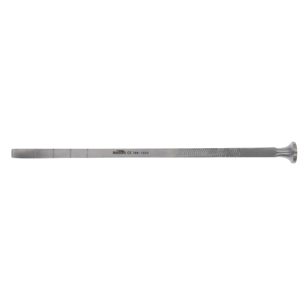 Cincel hueso curvo 6mm MASTER para cirugía dental.