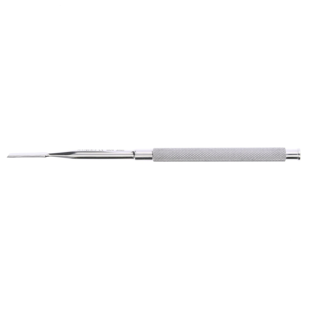 Cincel quirúrgico Wakefield recto 3mm Master para odontología.