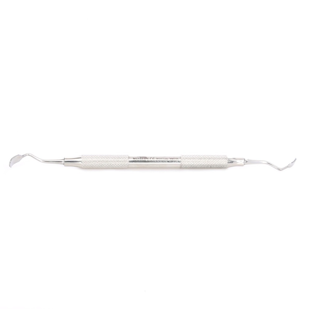 Cincel raspador hueso MASTER canto redondo. Instrumento dental.