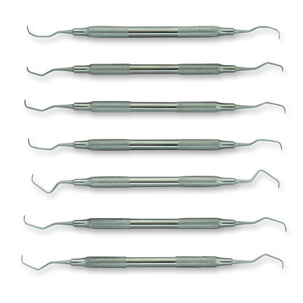 Curetas Gracey Master para periodoncia (set de 7)