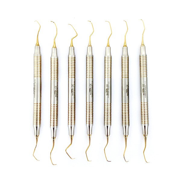 Curetas Gracey titanio MASTER para implantes (juego 7)