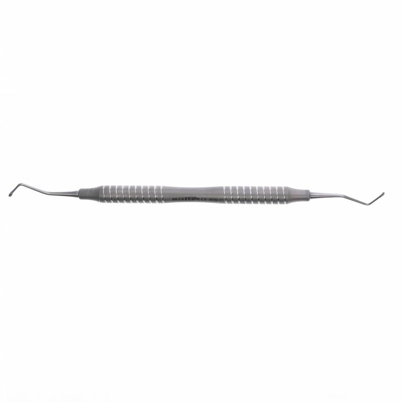 Excavador cuchara ovalada 1.0mm Master mango Tornado para odontología.