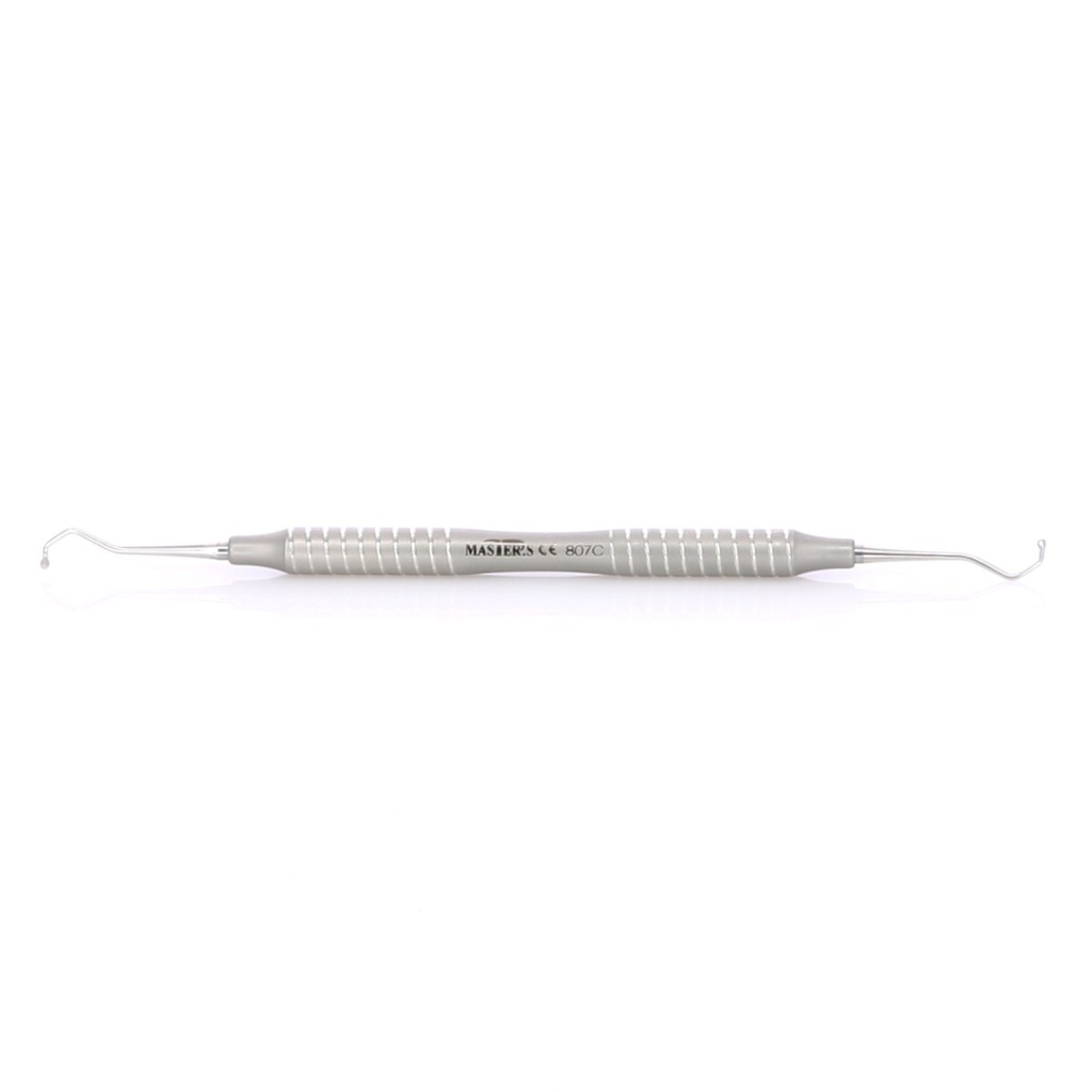 Excavador dental Master tri-angulado 1.5mm mango Tornado.