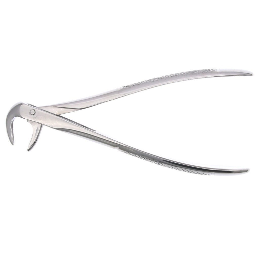 Fórceps Master para extracción de caninos y premolares inferiores. Forma inglesa.