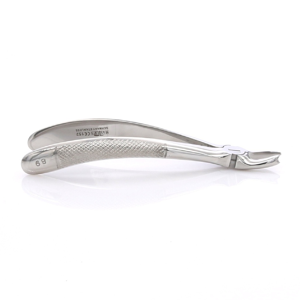 Fórceps molar superior derecho nº 89 Master. Extracción dental.