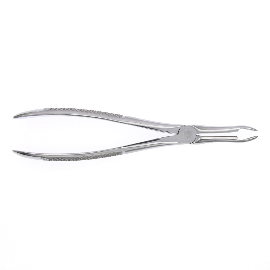 Fórceps dental recto MASTER nº 41 para extracción de raíces superiores.