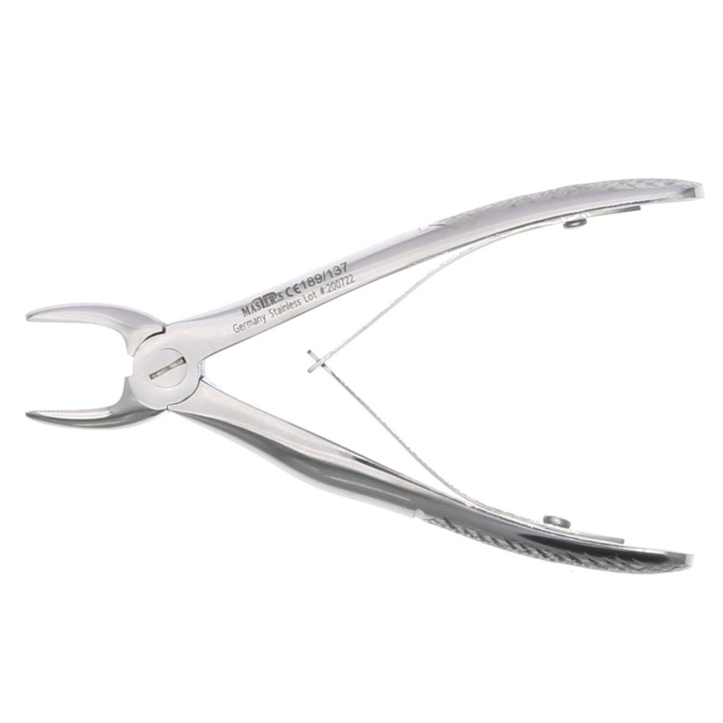 Fórceps pediátrico MASTER nº 137 para incisivos superiores.