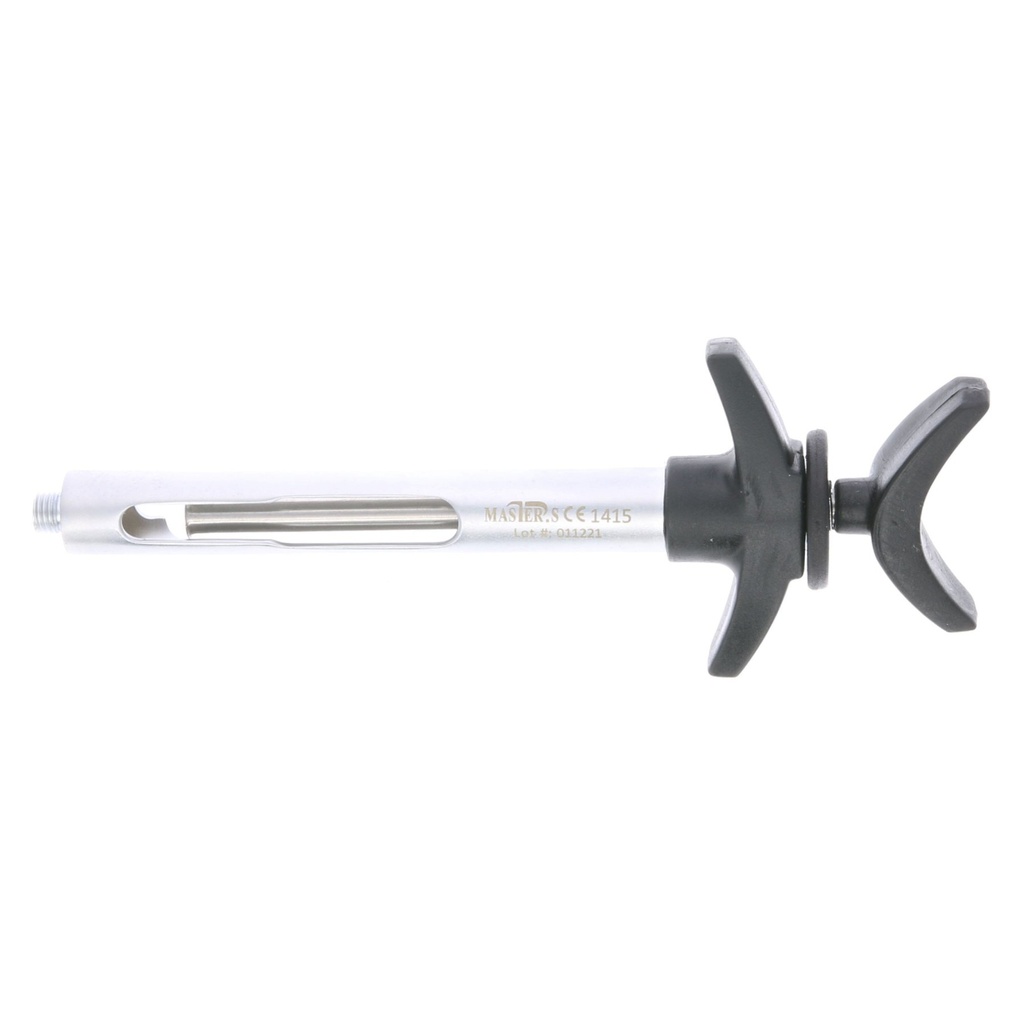 Jeringa anestesia ergonómica MASTER con sujeción plástica.