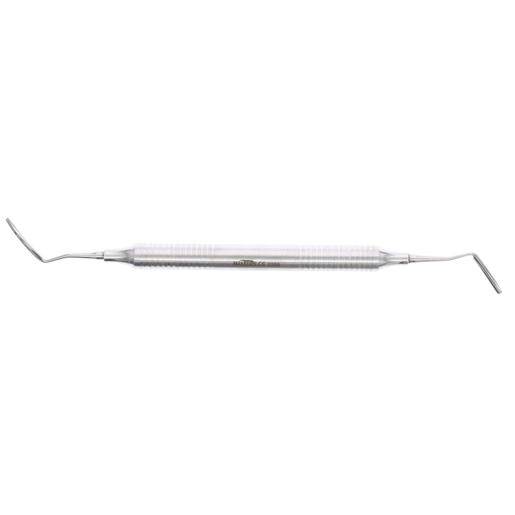 Tunelizador doble periodoncia largo Master. Instrumento dental.