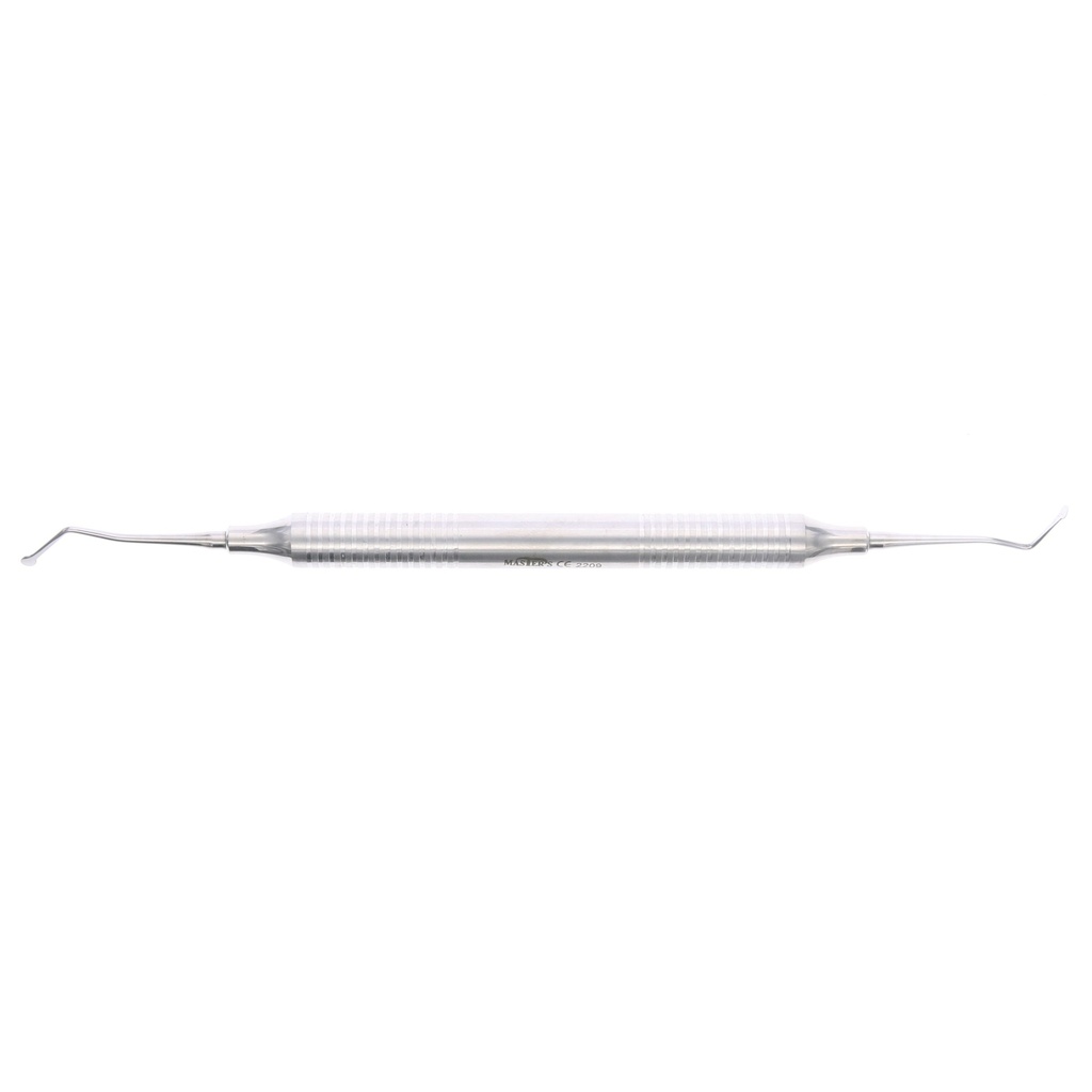 Tunelizador doble periodoncia circular Master. Instrumento dental.
