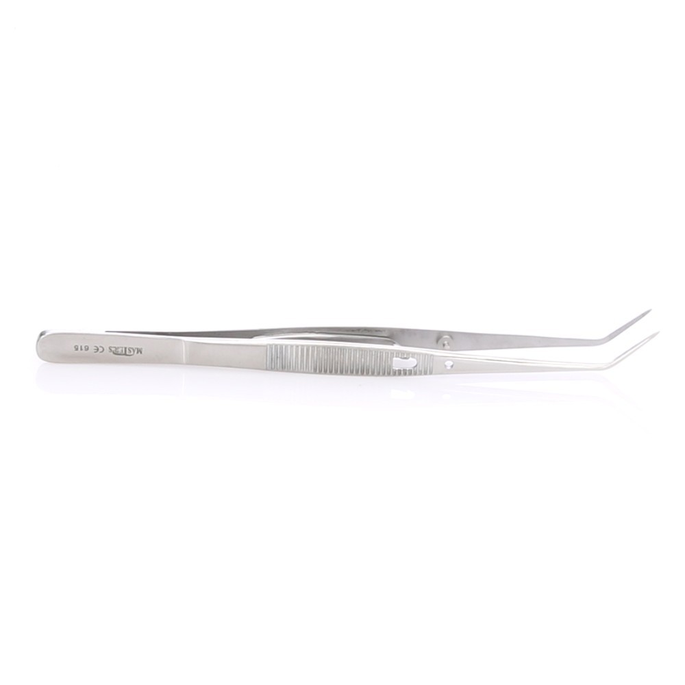 Pinza grapa gutta angulada 15cm MASTER para endodoncia