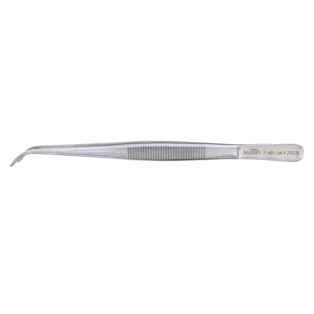 Pinza Exploración Perry Angulada Master. Inspección dental precisa.