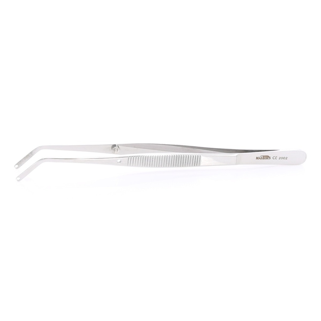 Pinza sutura con orificio Master. Instrumental dental preciso.