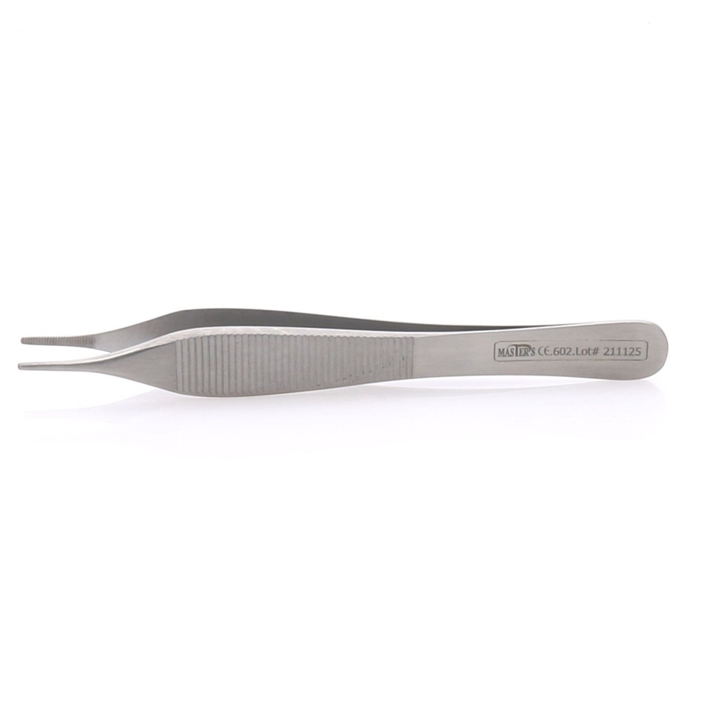 Pinza Adson sin dientes Master 12cm: Disección precisa.