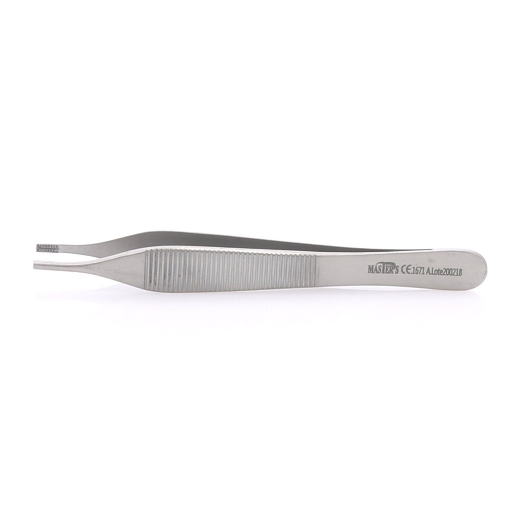 Pinza Adson-Brown MASTER 12cm para disección dental. Dientes múltiples.