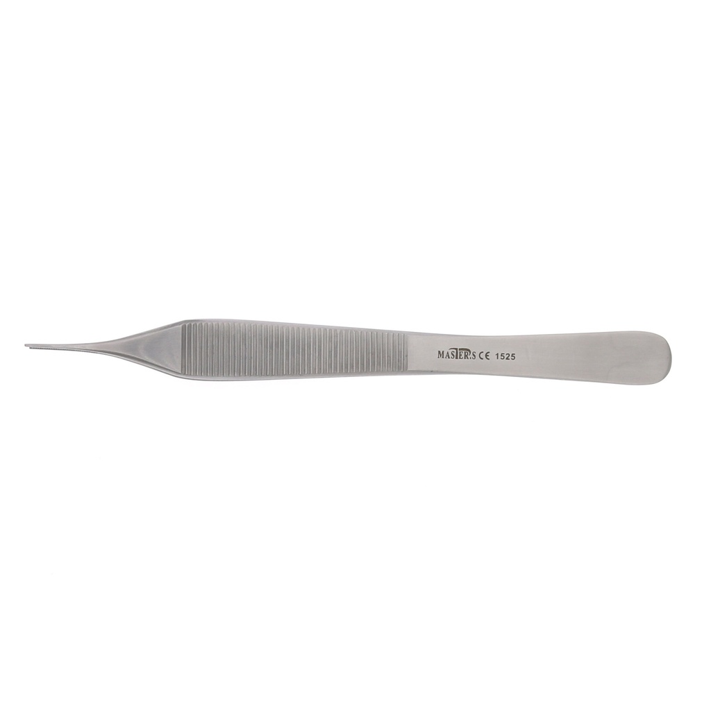 Pinza microcirugía Adson Micro 15cm Master. Instrumental dental preciso.