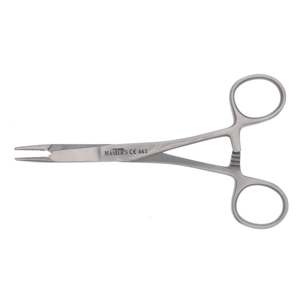 Porta-agujas Hegar-Olson 14cm MASTER para sutura dental precisa.