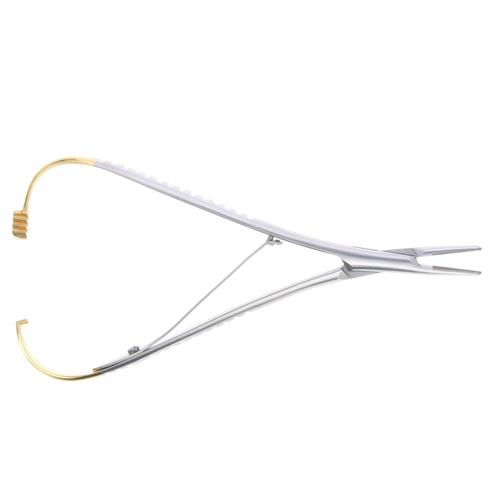 Porta-agujas de Mathieu con Tungsteno (14 cm)