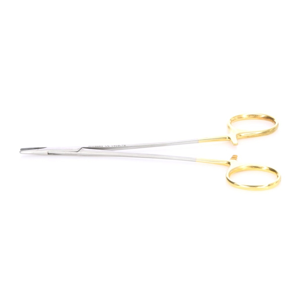 Porta-agujas Delicate 15cm tungsteno Master. Instrumental dental preciso.