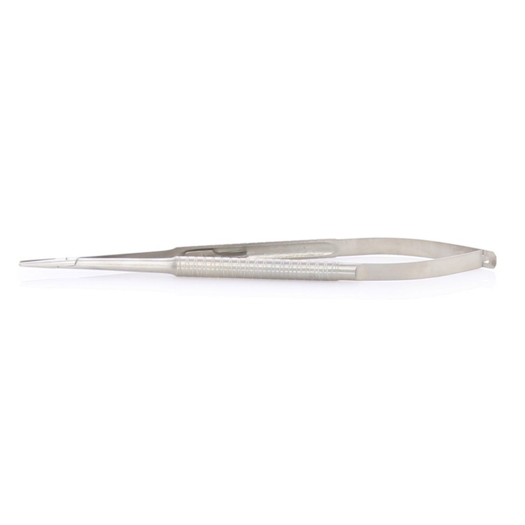 Porta agujas recto microcirugía 18cm Master. Instrumental dental.