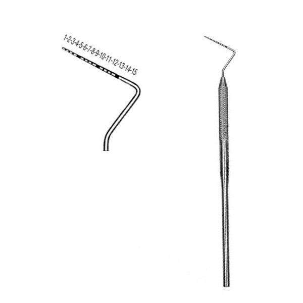 Sonda Periodontal CP-15 MASTER para medición precisa.