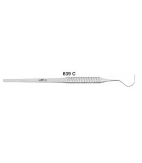 Sonda exploradora sencilla Master 639C, punta curva y mango de 8 mm.