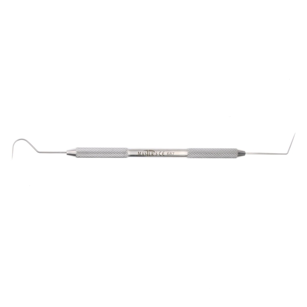 Sonda endodoncia doble 6/23 MASTER. Exploración dental precisa.